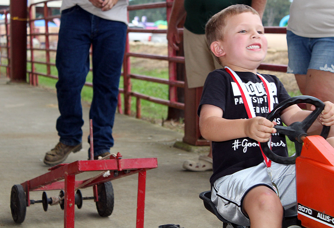 PARIS TN: Pulling his weight at the tractor pull